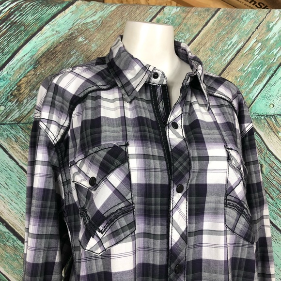 C2 - Buckle Black Button Down LS Athletic Fit -  XL - Picture 2 of 8